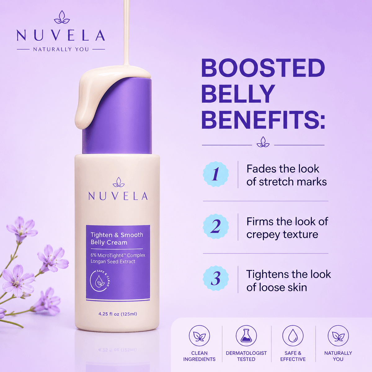 Nuvela Tighten & Smooth Belly Cream