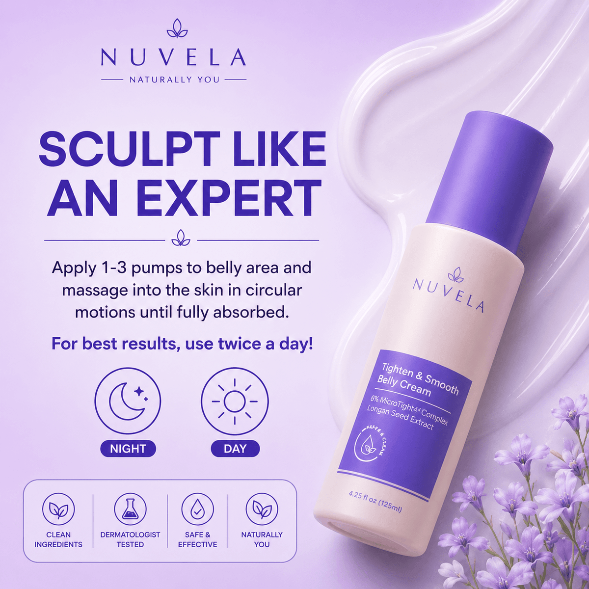Nuvela Tighten & Smooth Belly Cream
