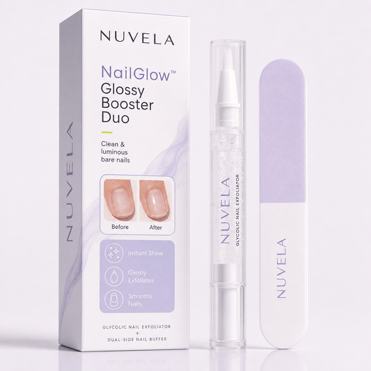 Nuvela NailGlow™ Glossy Booster Duo
