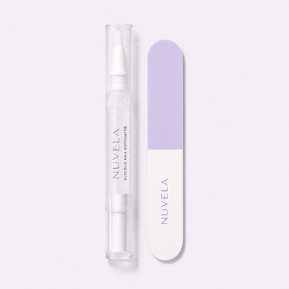 Nuvela NailGlow™ Glossy Booster Duo