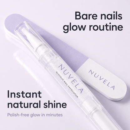 Nuvela NailGlow™ Glossy Booster Duo
